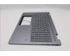 Lenovo 5CB1R68002 C-Cover with keyboard, German, Luna Grey, Non-Puresight Logo, FingerPrint, UK
