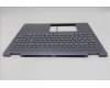 Lenovo 5CB1R68007 C-Cover with keyboard, Portuguese, Luna Grey, Puresight Logo, FingerPrint, UK