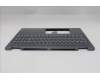 Lenovo 5CB1R68035 C-Cover with keyboard, Belgian, Luna Grey, Puresight Logo, FingerPrint, UK