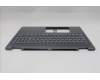 Lenovo 5CB1R68039 C-Cover with keyboard, French, Luna Grey, Puresight Logo, FingerPrint, US
