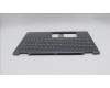 Lenovo 5CB1R68074 C-Cover with keyboard, Spanish, Luna Grey, Non-Puresight Logo, Non-FingerPrint, UK