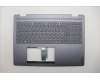 Lenovo 5CB1R68075 C-Cover with keyboard, Switzerland, Luna Grey, Puresight Logo, Non-FingerPrint, UK