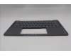 Lenovo 5CB1R68298 C-Cover with keyboard, US English Euro, Luna Grey, Puresight Logo, US