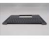 Lenovo 5CB1R68306 C-Cover with keyboard, Italian, Luna Grey, Puresight Logo, UK