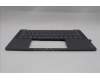 Lenovo 5CB1R68307 C-Cover with keyboard, Spanish, Luna Grey, Puresight Logo, UK