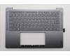 Lenovo 5CB1R68320 C-Cover with keyboard, Switzerland, Luna Grey, Puresight Logo, UK