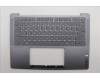 Lenovo 5CB1R68326 C-Cover with keyboard, English, Luna Grey, Non_Puresight Logo