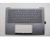 Lenovo 5CB1R68342 C-Cover with keyboard, Nordic, Luna Grey, Non-Puresight Logo, UK