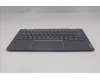 Lenovo 5CB1R71027 C-Cover with keyboard, French, Luna Grey, Backlight, US
