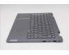 Lenovo 5CB1R71034 C-Cover with keyboard, UK English, Luna Grey, Backlight, UK