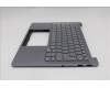 Lenovo 5CB1R71073 C-Cover with keyboard, German, Luna Grey, UK