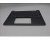 Lenovo 5CB1R71076 C-Cover with keyboard, Belgian, Luna Grey, UK