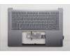 Lenovo 5CB1R71137 C-Cover with keyboard, Belgian, Luna Grey, UK