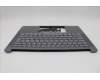 Lenovo 5CB1R71140 C-Cover with keyboard, Switzerland, Luna Grey, UK