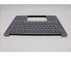 Lenovo 5CB1R71164 C-Cover with keyboard, Nordic, Luna Grey, UK