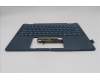 Lenovo 5CB1R71284 C-Cover with keyboard, US English Euro, Tidal Teal, Non-FingerPrint, Puresight Logo, US