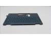 Lenovo 5CB1R71386 C-Cover with keyboard, Portuguese, Tidal Teal, Non-FingerPrint, Non-Puresight Logo, UK