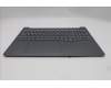 Lenovo 5CB1R91607 C-Cover with keyboard, UK English, Luna Grey, DIS, UK