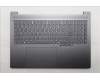 Lenovo 5CB1R91616 C-Cover with keyboard, French, Luna Grey, UMA, US