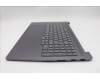 Lenovo 5CB1R91619 C-Cover with keyboard, German, Luna Grey, UMA, UK