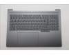 Lenovo 5CB1R91629 C-Cover with keyboard, Portuguese, Luna Grey, UMA, UK