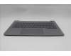 Lenovo 5CB1S00185 C-Cover with keyboard, German, Arctic Grey, Backlight, U-series, UK