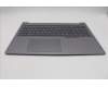 Lenovo 5CB1S00371 C-Cover with keyboard, Arabic, Arctic Grey, Backlight, U-series, US
