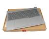 5CB1S00377 original Lenovo keyboard incl. topcase FR (french) grey/grey with backlight