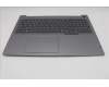 Lenovo 5CB1S00843 C-Cover with keyboard, Spanish, Arctic Grey, Backlight, U-series, UK
