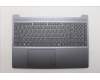 Lenovo 5CB1S05148 C-Cover with keyboard, French, Luna Grey, Non-Backlight, FingerPrint, US