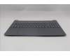 Lenovo 5CB1S05181 C-Cover with keyboard, German, Luna Grey, Backlight, FingerPrint, UK