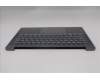 Lenovo 5CB1S11857 C-Cover with keyboard, Czech Slovakian, Luna Grey, Backlight, UK