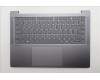 Lenovo 5CB1S11859 C-Cover with keyboard, US English Euro, Luna Grey, Backlight, US