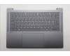 Lenovo 5CB1S11872 C-Cover with keyboard, Nordic, Luna Grey, Backlight, UK