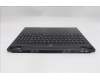 Lenovo 5CB1S22990 C-Cover with keyboard, Belgian, Eclipse Black, RGB Backlight, Anodizing Sandblasting, UK