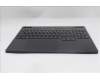 Lenovo 5CB1S24055 C-Cover with keyboard, Czech Slovakian, Eclipse Black, RGB Backlight, Anodizing Sandblasting, UK