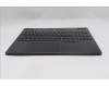 Lenovo 5CB1S24056 C-Cover with keyboard, English, Eclipse Black, RGB Backlight, Anodizing Sandblasting, US