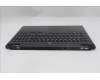 Lenovo 5CB1S24061 C-Cover with keyboard, German, Eclipse Black, RGB Backlight, Anodizing Sandblasting, UK