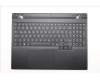 Lenovo 5CB1S24065 C-Cover with keyboard, Icelandic, Eclipse Black, RGB Backlight, Anodizing Sandblasting, UK