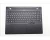 Lenovo 5CB1S24073 C-Cover with keyboard, Slovenian, Eclipse Black, RGB Backlight, Anodizing Sandblasting, UK