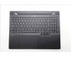 Lenovo 5CB1S24079 C-Cover with keyboard, UK English, Eclipse Black, RGB Backlight, Anodizing Sandblasting, UK