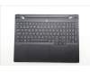 Lenovo 5CB1S24082 C-Cover with keyboard, Belgian, Eclipse Black, White Backlight, Anodizing Sandblasting, UK