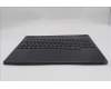 Lenovo 5CB1S24170 C-Cover with keyboard, Nordic, Eclipse Black, White Backlight, Anodizing Sandblasting, UK
