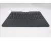 Lenovo 5CB1S31124 C-Cover with keyboard, Portuguese, Eclipse Black, White Backlight, UK