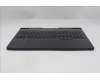 Lenovo 5CB1S31137 C-Cover with keyboard, Czech Slovakian, Eclipse Black, RGB Backlight, UK