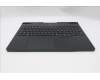 Lenovo 5CB1S31149 C-Cover with keyboard, Italian, Eclipse Black, RGB Backlight, UK