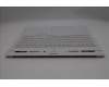 Lenovo 5CB1S50740 C-Cover with keyboard, Greek, Glacier white, US
