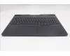 Lenovo 5CB1S57458 C-Cover with keyboard, Portuguese, Eclipse Black, White Backlight, UK