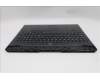 Lenovo 5CB1S57462 C-Cover with keyboard, Switzerland, Eclipse Black, White Backlight, UK