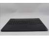 Lenovo 5CB1S75705 C-Cover with keyboard, Belgian, Eclipse Black, RGB Backlight, Anodizing Sandblasting, UK